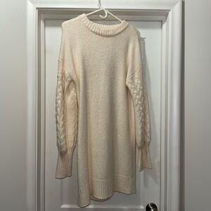 A New Day women’s long sleeve cable knit sweater dress
